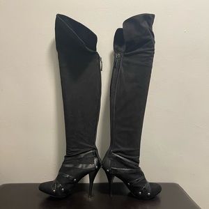 GUESS Over the knee tall stiletto boots